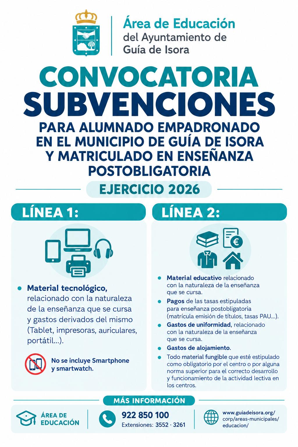 Cartel Enseñanza Postobligatoria 2026
