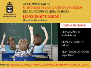 cartel_fb_-_suspension_clases_colegios_la_cumbrita_teobaldo_power_y_almacigo_temporal_lluvias_19_oct_2014