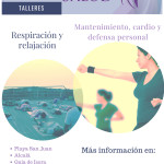 Cartel Bienestar y salud, cursos