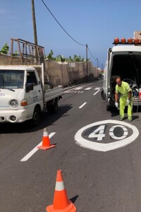 Señalización horizonal