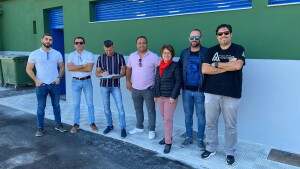 Alcaldesa inaugura vestuarios campo Alcalá