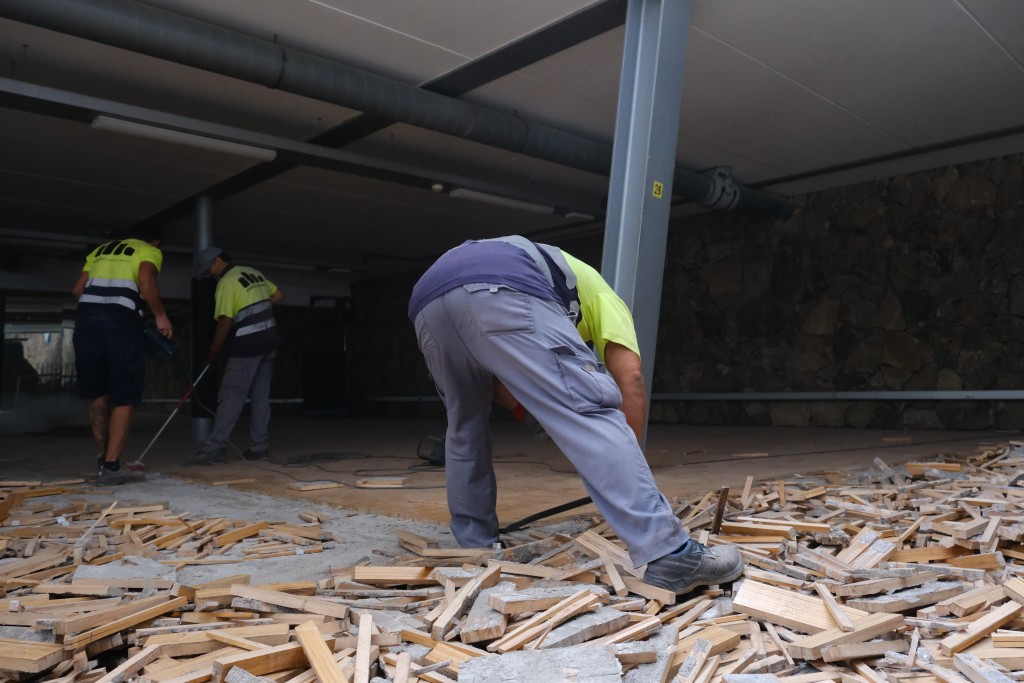 Comienzan las obras de mejora de la piscina municipal de Guía de Isora