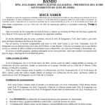 Bando municipal - Carnavales Playa san Juan