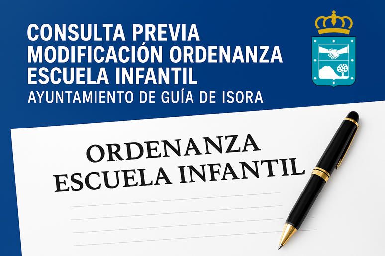 cartel_consulta_previa_modif_Ordenanza_Escuela_Infantil